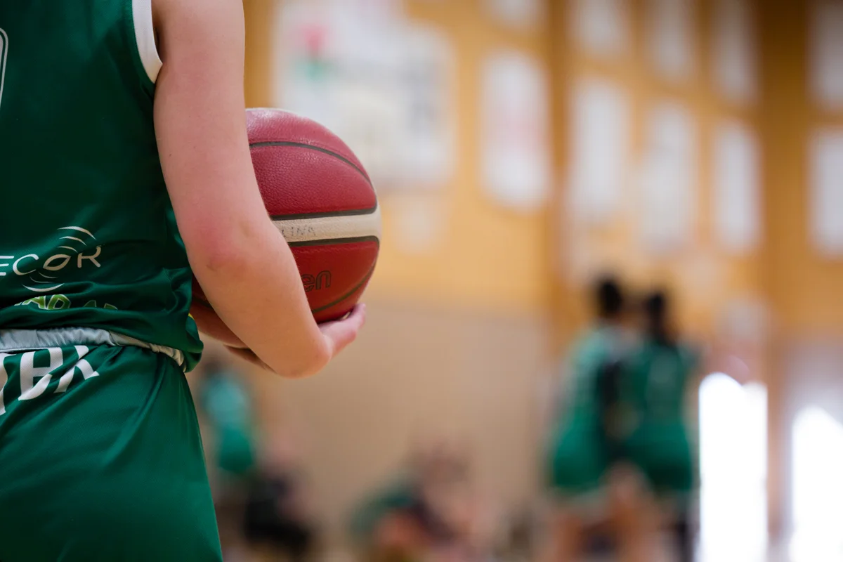 Basketball action at Kungsbacka Basket Cup 2025