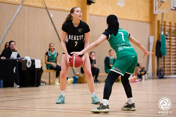 Basketball player in action